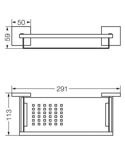 FV DOMINIC ACC REPISA JABONERA METAL NEGRO 0168.01R/85M-BK