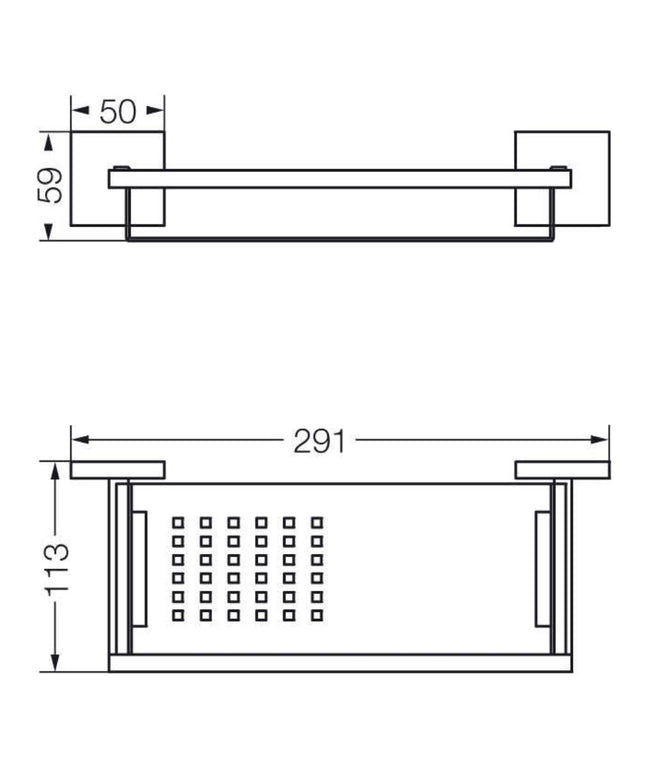 FV DOMINIC ACC REPISA JABONERA METAL NEGRO 0168.01R/85M-BK