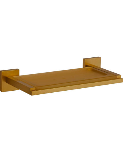 FV DOMINIC ACC REPISA JABONERA VIDRIO BRUSHED BRASS 0168.01R/85V-BB