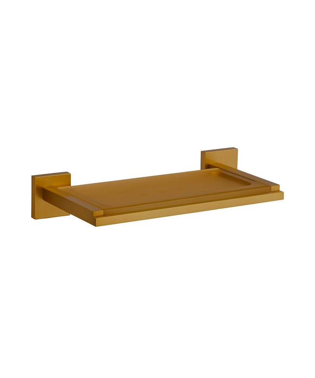 FV DOMINIC ACC REPISA JABONERA VIDRIO BRUSHED BRASS 0168.01R/85V-BB