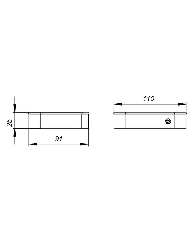 FV INOX ONE ACC JABONERA ACERO INOXIDABLE 0168/I1-AI