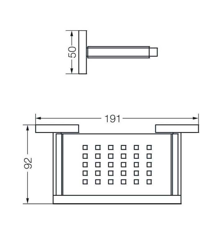 FV DOMINIC ACC JABONERA METAL NEGRO 0168R/85M-BK