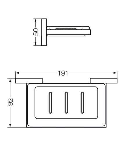 FV DOMINIC ACC JABONERA VIDRIO BRUSHED BRASS 0168R/85V-BB