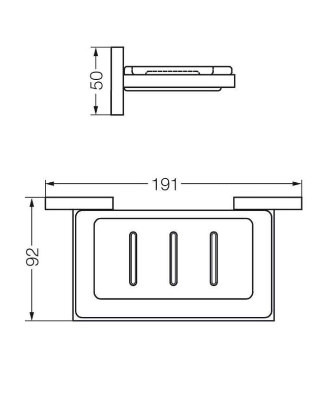 FV DOMINIC ACC JABONERA VIDRIO BRUSHED BRASS 0168R/85V-BB