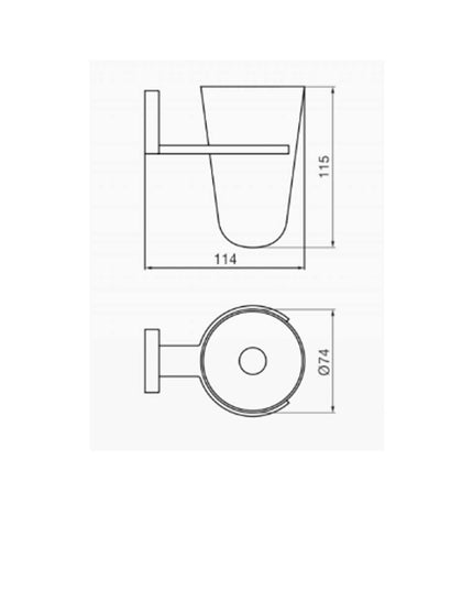 FV CHALTEN ACC PORTA CEPILLOS ROSE GOLD 0169/H4-RG