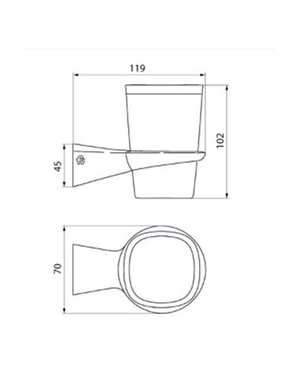 FV EPUYEN ACC PORTACEPILLOS NEGRO MATE 0169/L2-NG