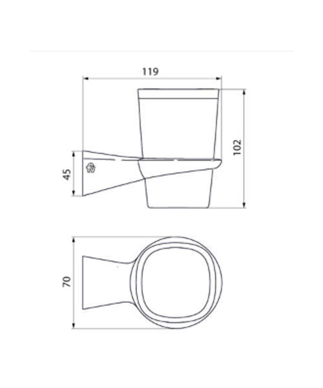 FV EPUYEN ACC PORTACEPILLOS NEGRO MATE 0169/L2-NG
