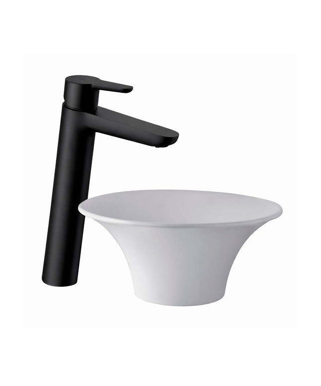 FV PUELO MONOC LAVATORIO VESSEL NEGRO 0181.02/B5-NG