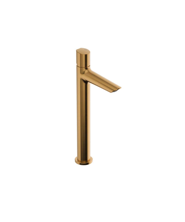 FV CILINDRA MONOCOMANDO LAVATORIO ALTO BRUDHED BRASS 0181.02/M5-BB