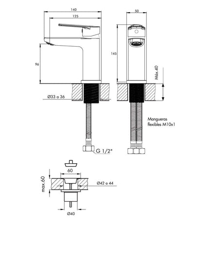 FV HALO MONOC LAVATORIO 0181/M9-CR