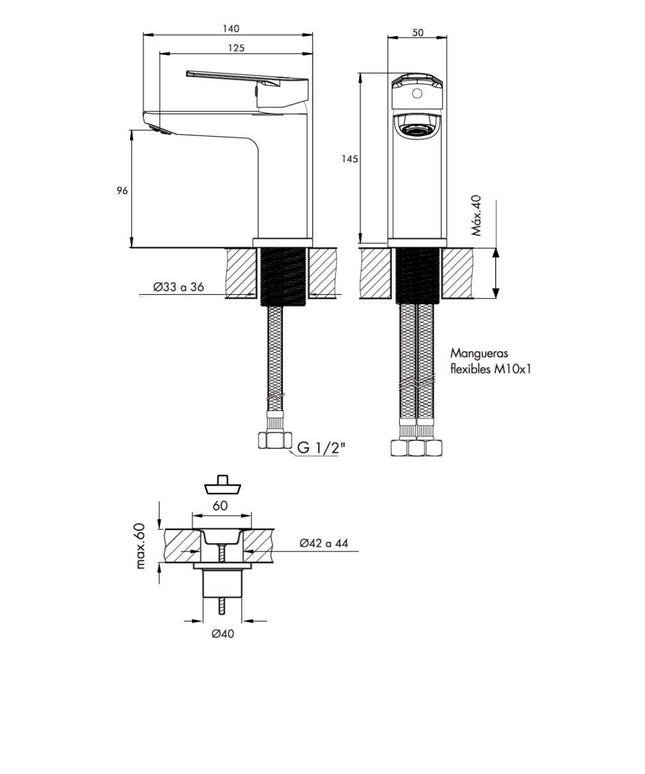 FV HALO MONOC LAVATORIO 0181/M9-CR