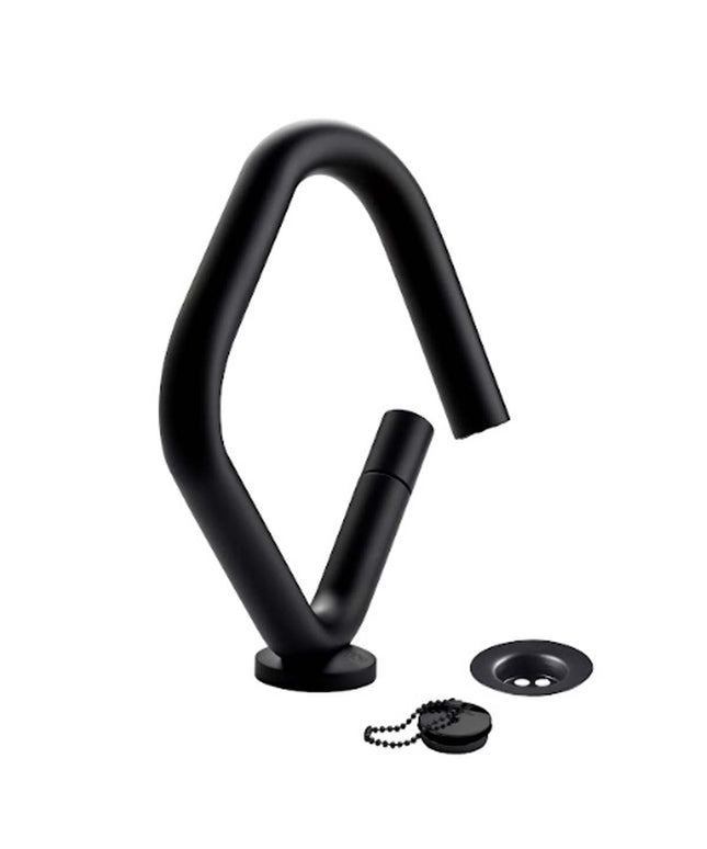 FV CLIP MONOCOMANDO LAVATORIO NEGRO 0181/N4-FB