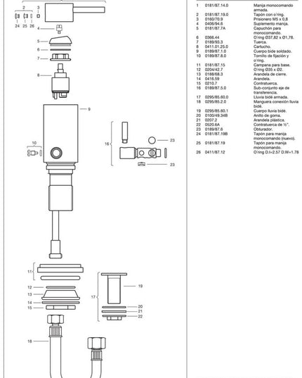FV TEMPLE MONOC BIDET 0189/87-CR