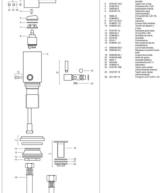 FV TEMPLE MONOC BIDET 0189/87-CR