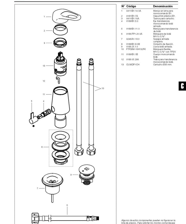 FV ARIZONA MONO BIDE 0189/B1-CR