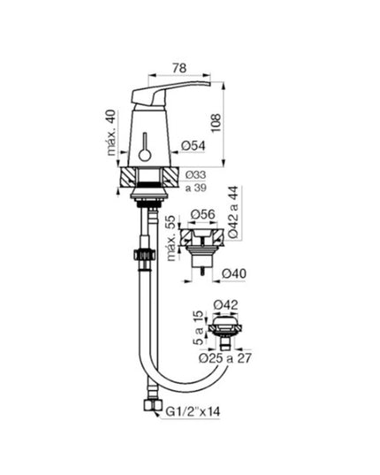 FV ARIZONA MONO BIDE 0189/B1-CR
