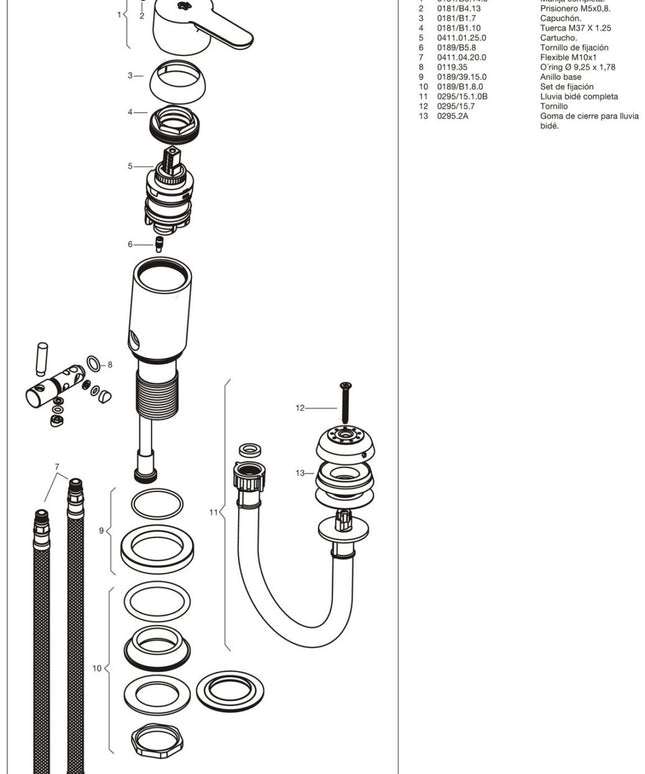 FV PUELO MONOC BIDE  0189/B5-CR
