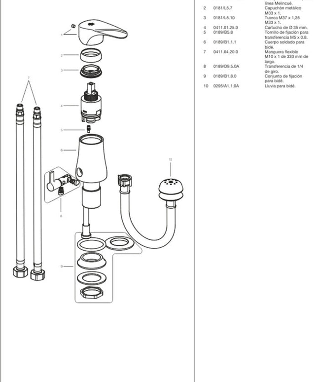 FV MELINCUE STOCK MONO BIDE 0189/C9-CR