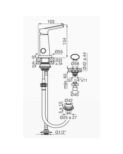 FV AROMO MONO BIDE 0189/D8-CR