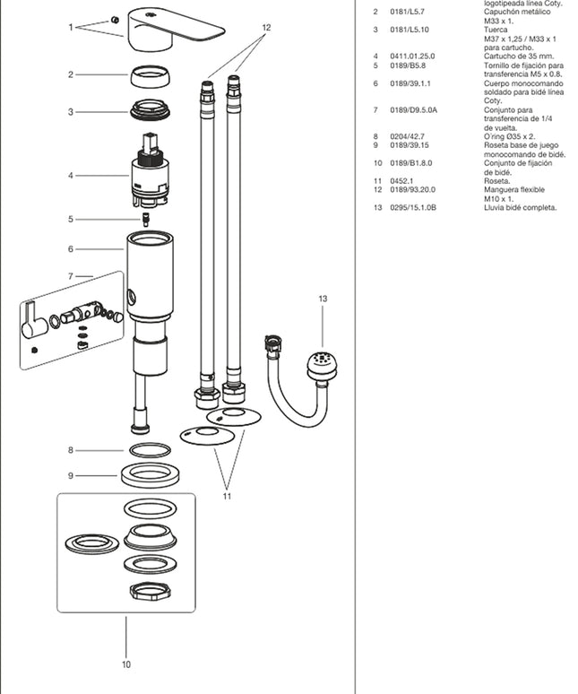 FV COTY MONO BIDE 0189/D9-CR