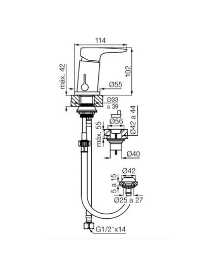FV JANA MONOC P/ BIDE 0189/M1-CR