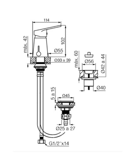 FV M4 COMPACTA MONOC. P/BIDE CON TRANS 0189/M4-CR