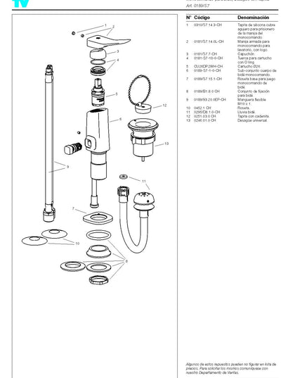FV CHAPELCO MONOC JUEGO PARA BIDE 0189/S7-CR