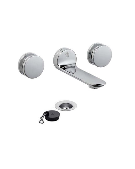 FV NUEVA 44 STOCK JUEGO DE LAVATORIO DE PARED 0203/44N-CR