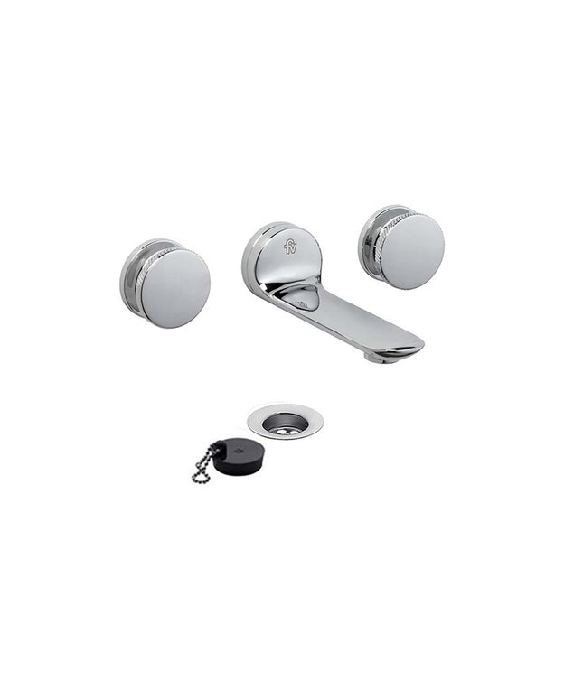 FV NUEVA 44 STOCK JUEGO DE LAVATORIO DE PARED 0203/44N-CR