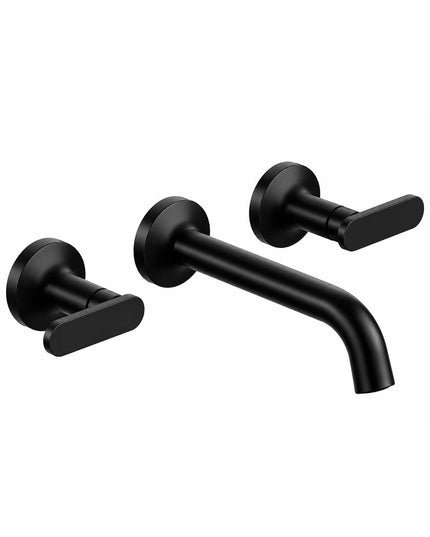 Fv Cala Lavatorio Pared Lever Negro 0203/r1l-ng