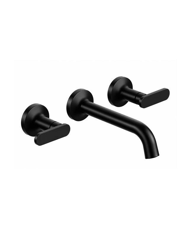 Fv Cala Lavatorio Pared Lever Negro 0203/r1l-ng