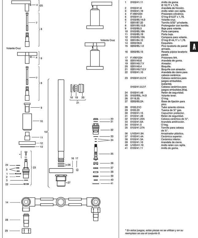 FV DOMINIC LAVATORIO DE PARED NEGRO 0203R/85-BK