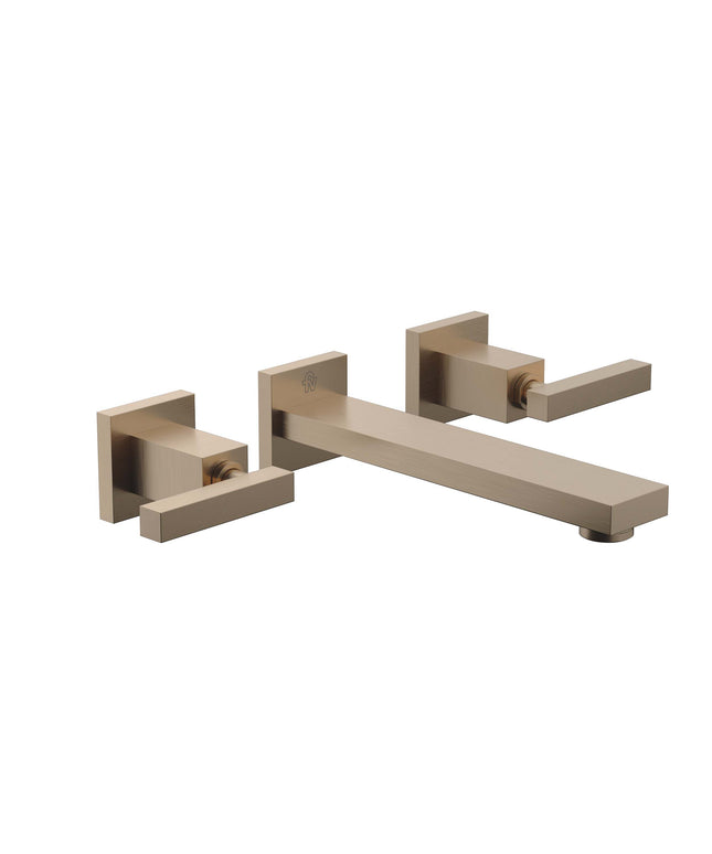 FV DOMINIC LEVER LAVATORIO DE PARED BRUSHED BRASS 0203R/85L-BB