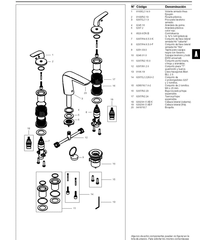 FV EPUYEN LAVATORIO 0207/L2-CR