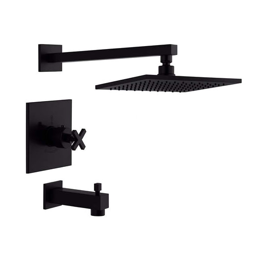 FV DOMINIC CONJUNTO DECORATIVO PARA BAÑERA Y DUCHA 0216R/85-BK