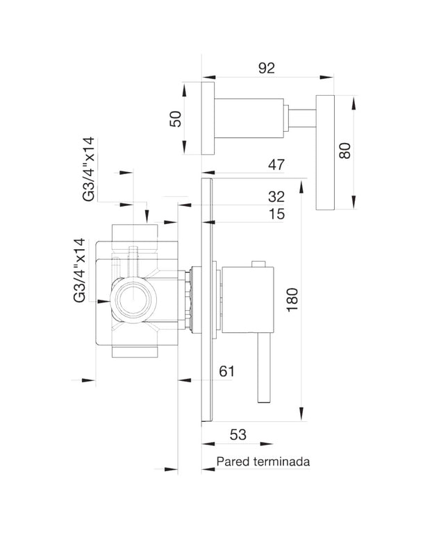 FV SPA CONJ DECORATIVO P/TERMOSTATICO 0217.02-CR