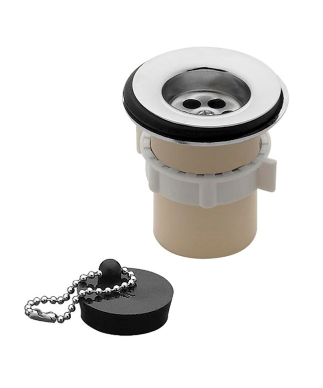 FV DESAGUE UNIV DE ACERO INOX CON CUERPO PLASTICO 11/4 0246.01-B
