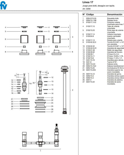 FV CALIFORNIA BIDE 0295/17P-CR