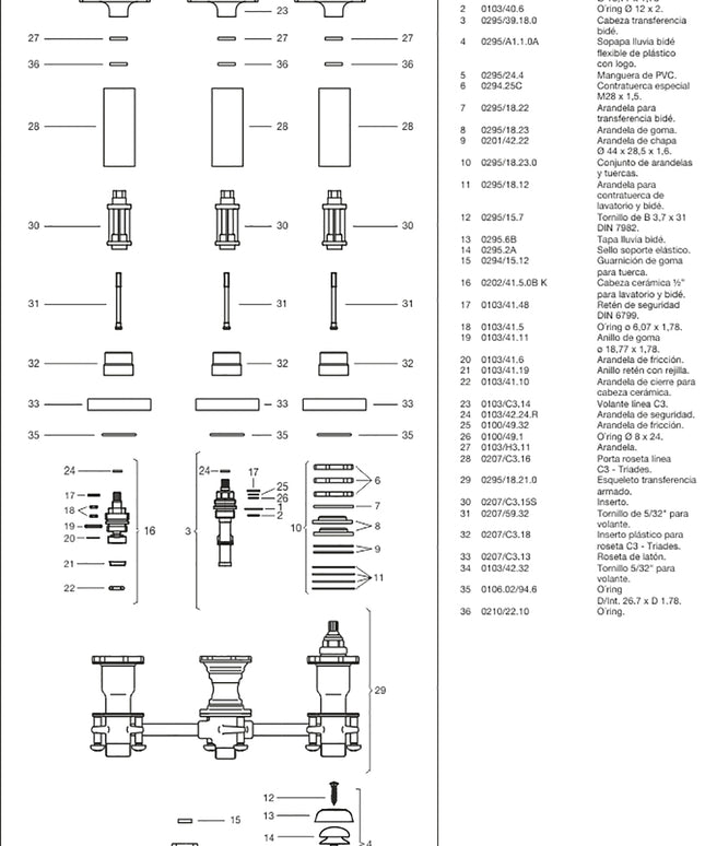 FV TRIADES PARA BIDE 0295/C3-CR