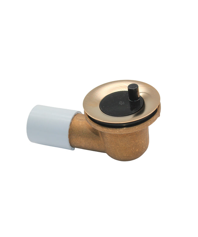 FV DESAGUE P/BAÑERA C/CODO DE 90° 11/4 BRUSHED BRASS 0355.01-BB