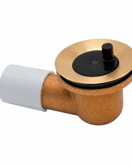 FV DESAGUE P/BAÑERA C/CODO DE 90° 11/4 BRUSHED GOLD 0355.01-BG
