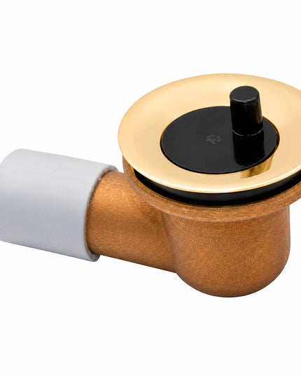 FV DESAGUE P/BAÑERA C/CODO DE 90° 11/4 POLISHED BRASS 0355.01-PB