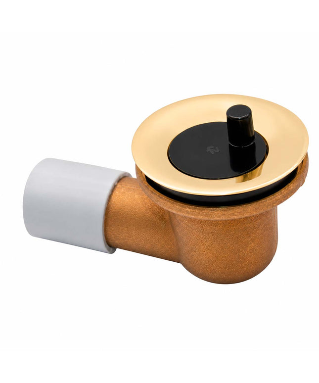 FV DESAGUE P/BAÑERA C/CODO DE 90° 11/4 POLISHED BRASS 0355.01-PB