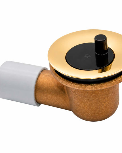 FV DESAGUE P/BAÑERA C/CODO DE 90° 11/4 POLISHED GOLD 0355.01-PG