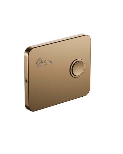 FV SLIM TAPA CON BOTON P/VALVULA BRUSHED BRASS 0378.02-BB