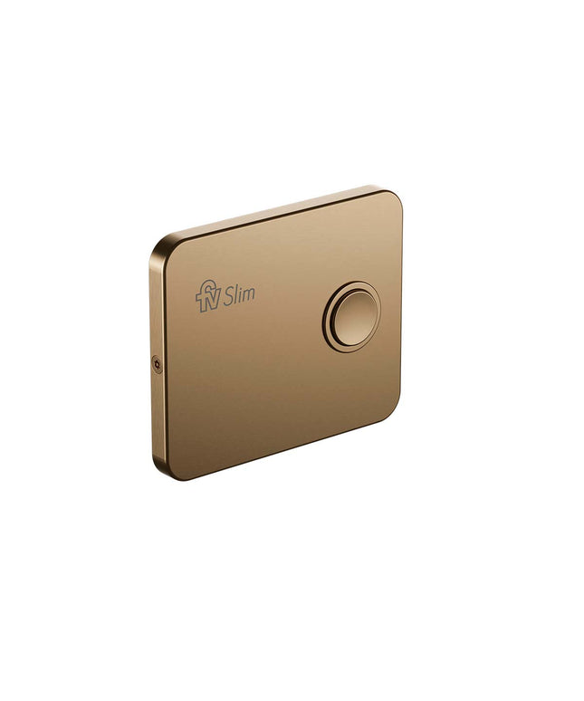 FV SLIM TAPA CON BOTON P/VALVULA BRUSHED BRASS 0378.02-BB