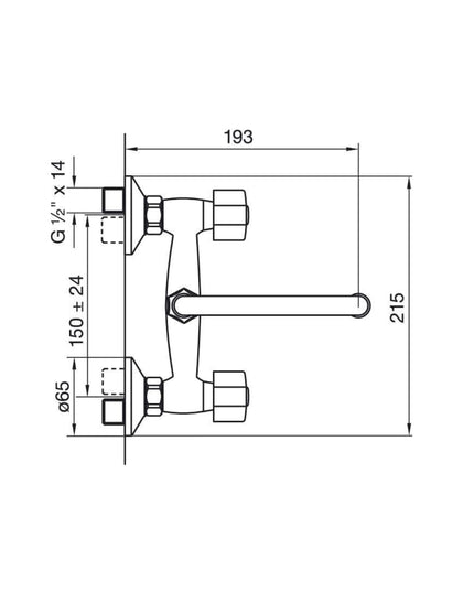 FV ARIZONA PLUS PARA PARED DE COCINA / LAVADERO 0409.02/B1P-CR