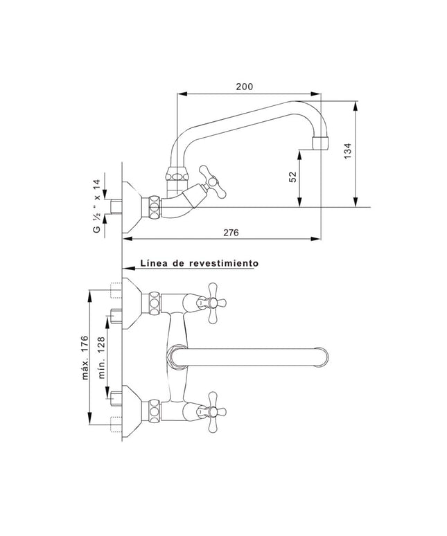 FV ALLEGRO LAVATORIO PARED DE COCINA 0409/15-CR
