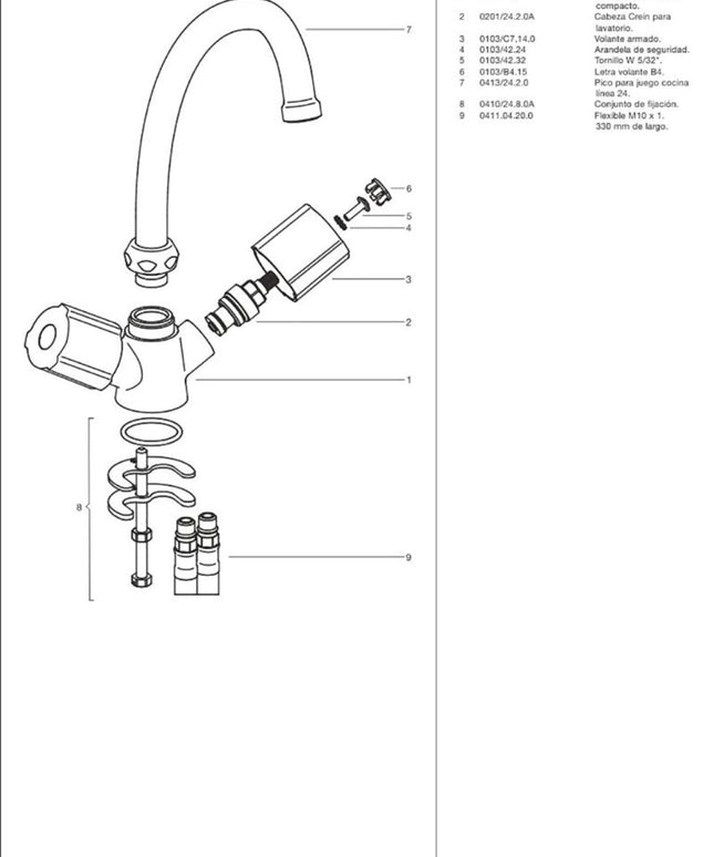 FV RADAL COMPACTO MESADA COCINA 0410/C7-CR