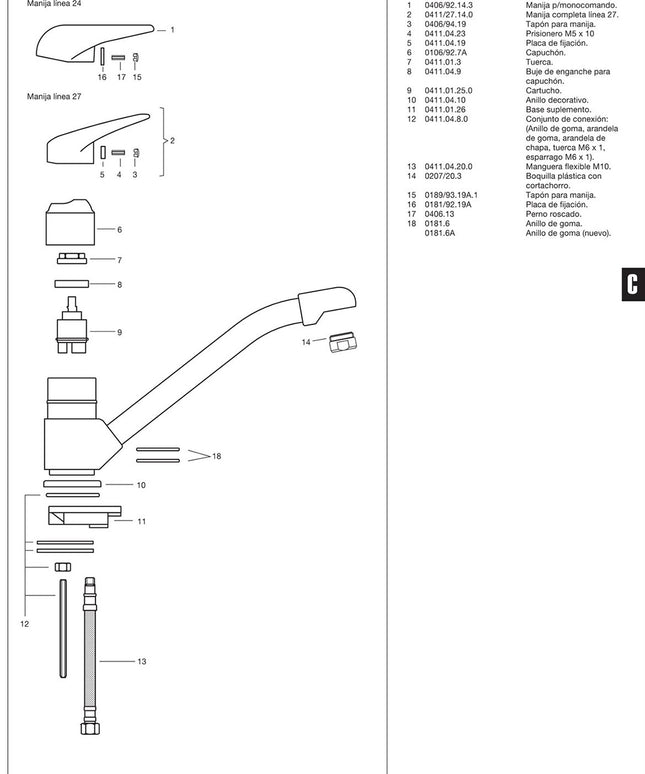 FV ALABAMA MONOC P/MESADA DE COCINA 0411.04/27-CR